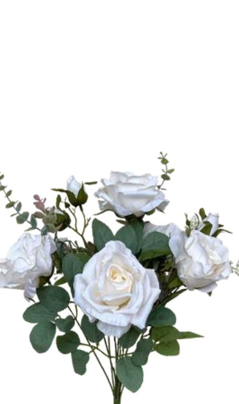 Buque De Rosa Com 10 Hastes -