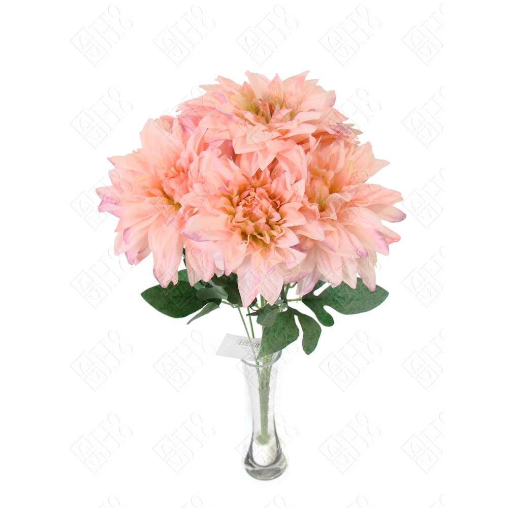BUQUE DE DALIA ROSA X 8 (M) 48CM