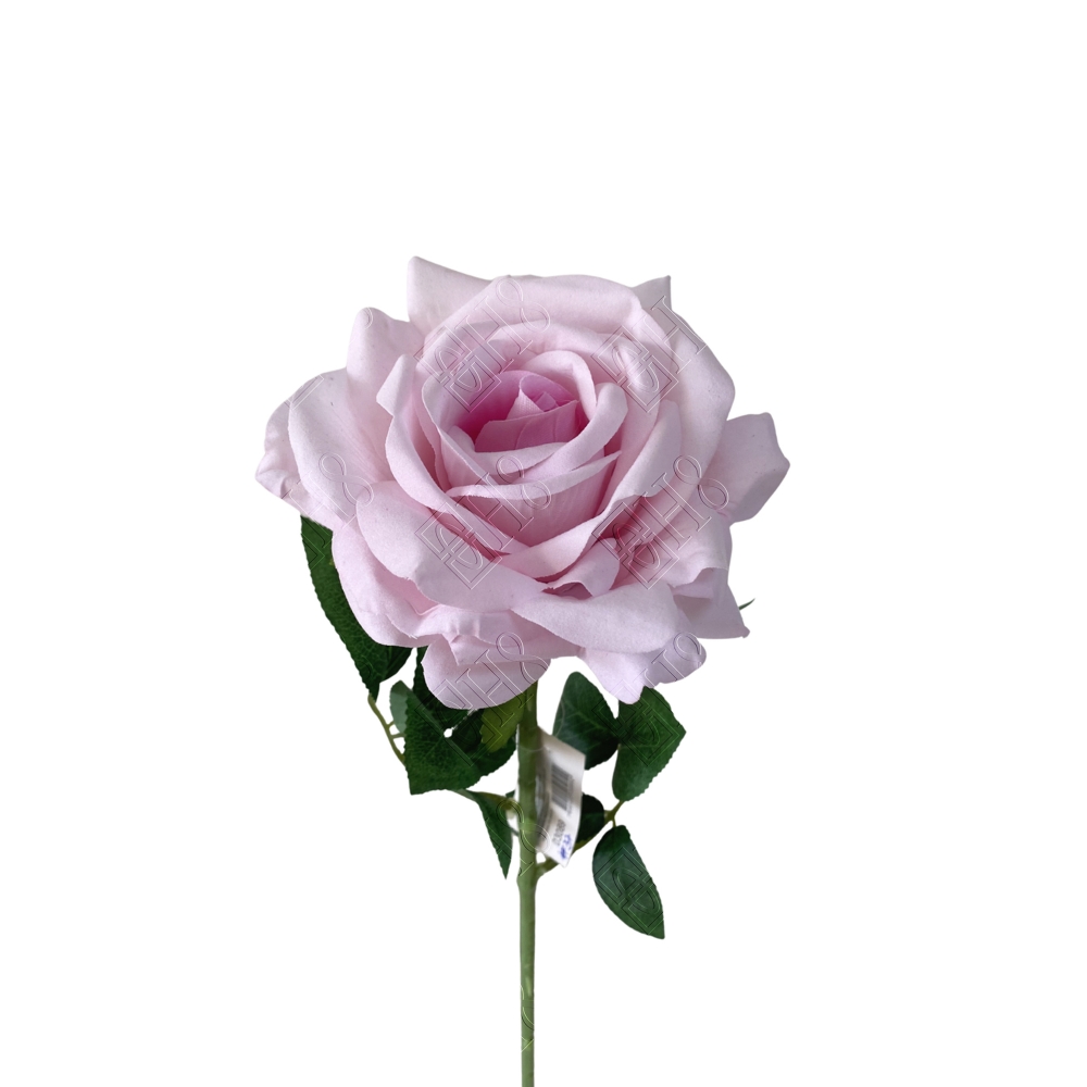ROSA UNITARIA AVELUDADA ROSA BEBE (M) 75CM