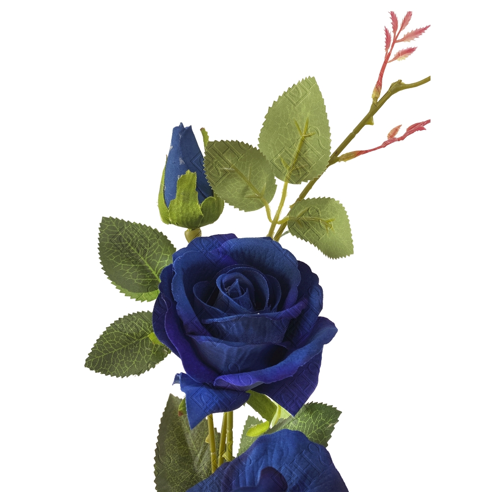 ROSEIRA AVELUDADA BLUE X 3 (M) 88CM