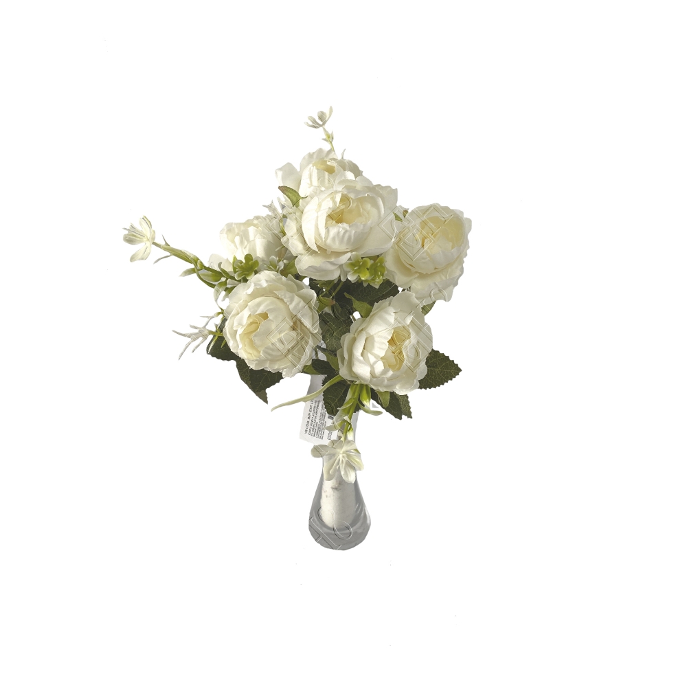 MINI BUQUE DE PEONIA X 7 (M) 31CM