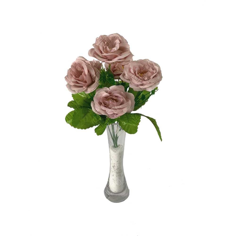 MINI BUQU&Ecirc; DE PEONIA X 6 (M) 30CM (BOX COLORIDO)