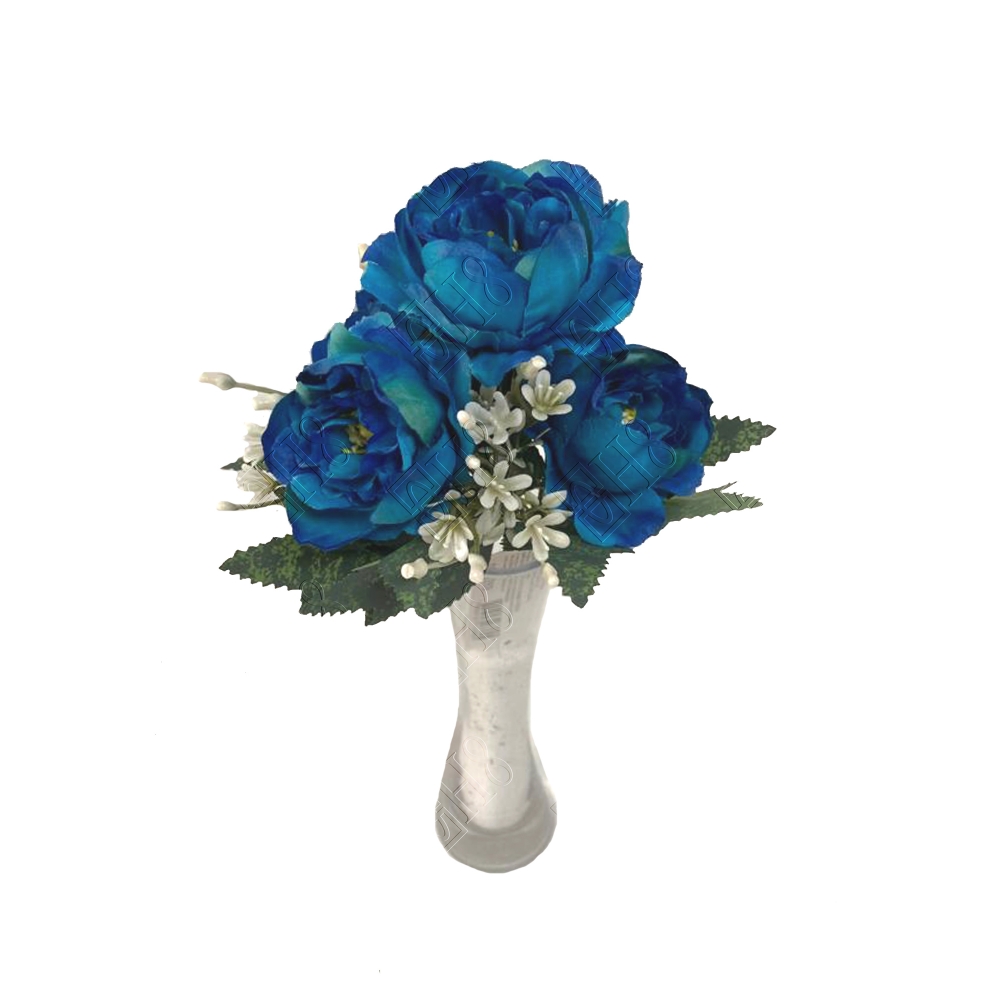 MINI BUQU&Ecirc; DE PEONIA X 5 (M) 29CM