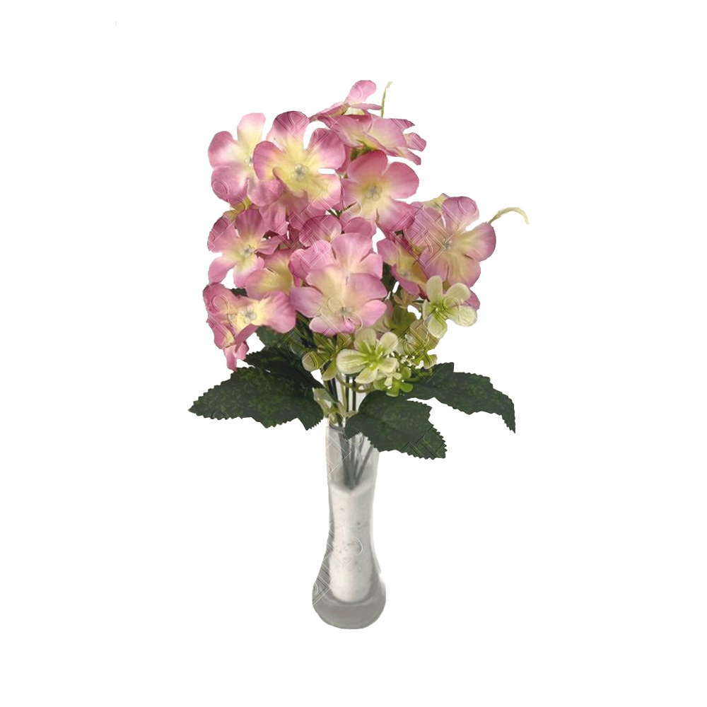 MINI BUQU&Ecirc; DE HORTENSIA X 6 (M) 33CM