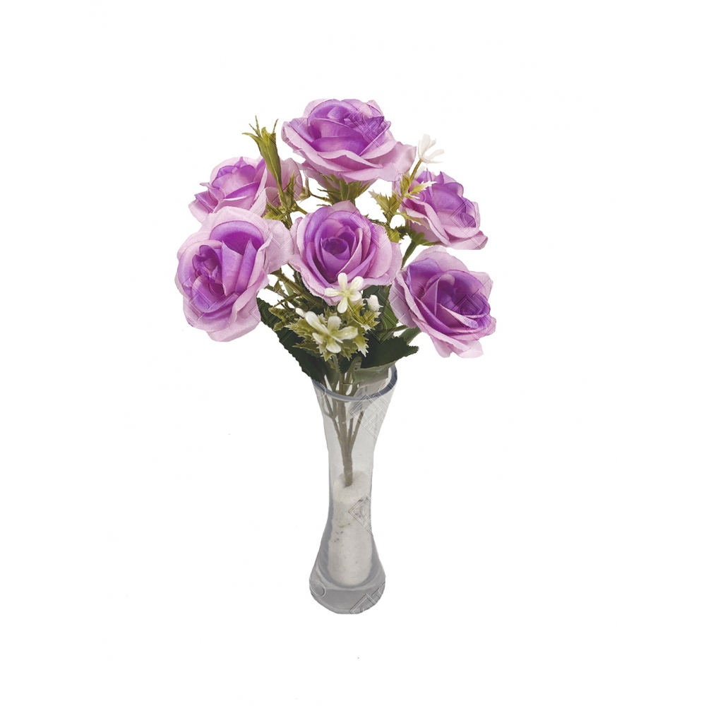 MINI BUQUE DE ROSA COLOMBIANA X 5 (M) 30CM