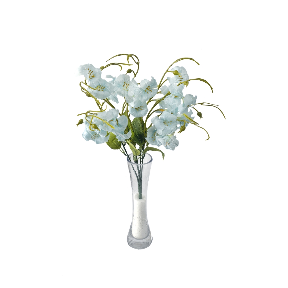 MINI BUQU&Ecirc; FLORES DE ALGOD&Atilde;O X 5 (M) 38CM