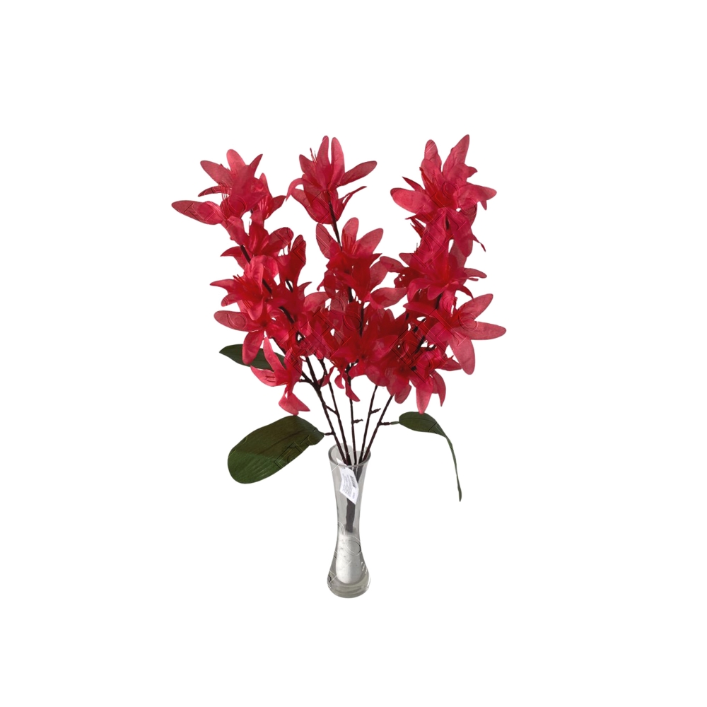 BUQUE DE MINI LIRIO X 5 (M) 51CM (COLORIDO)