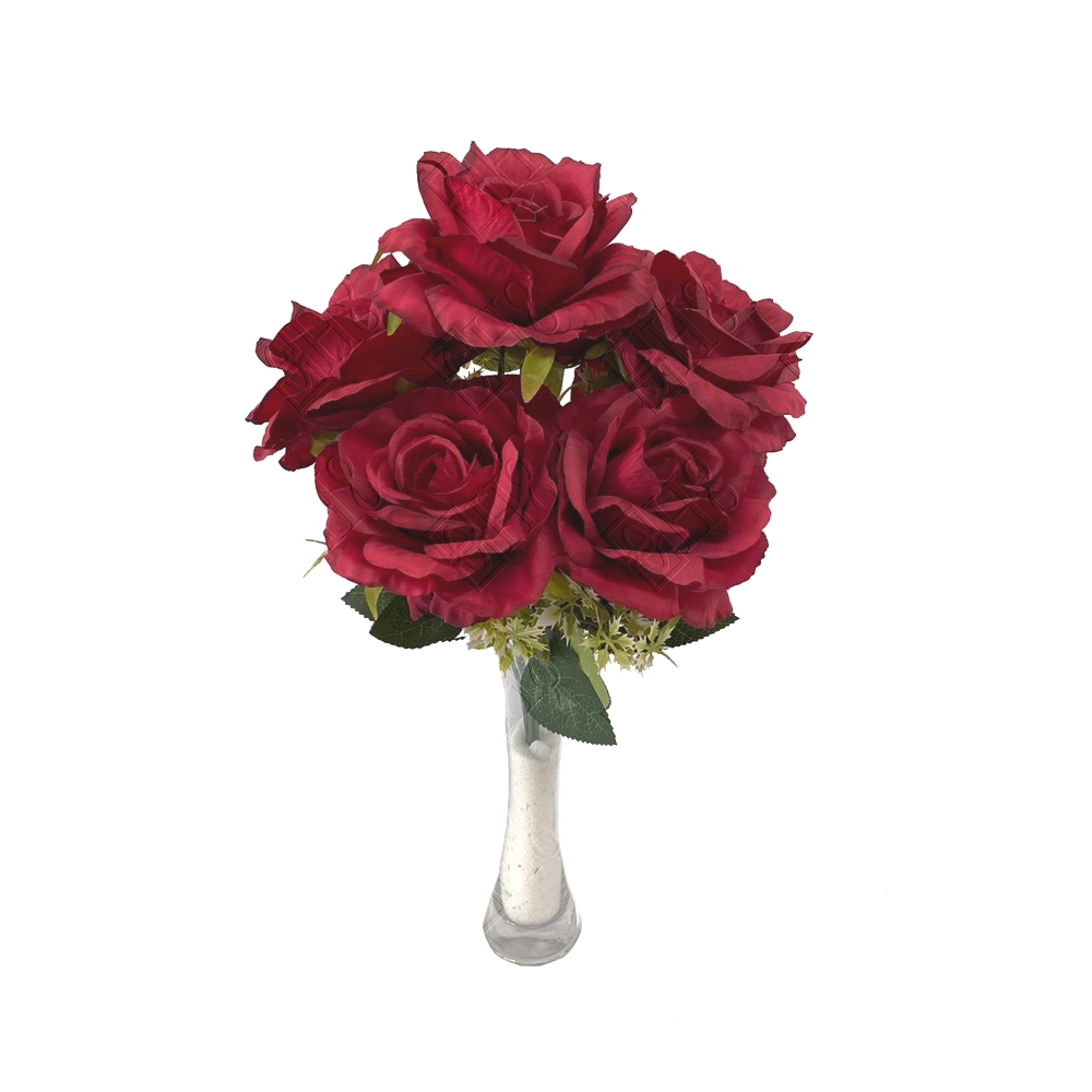 BUQU&Ecirc; DE ROSAS X 7 (M) 38CM (10CM FLOR)