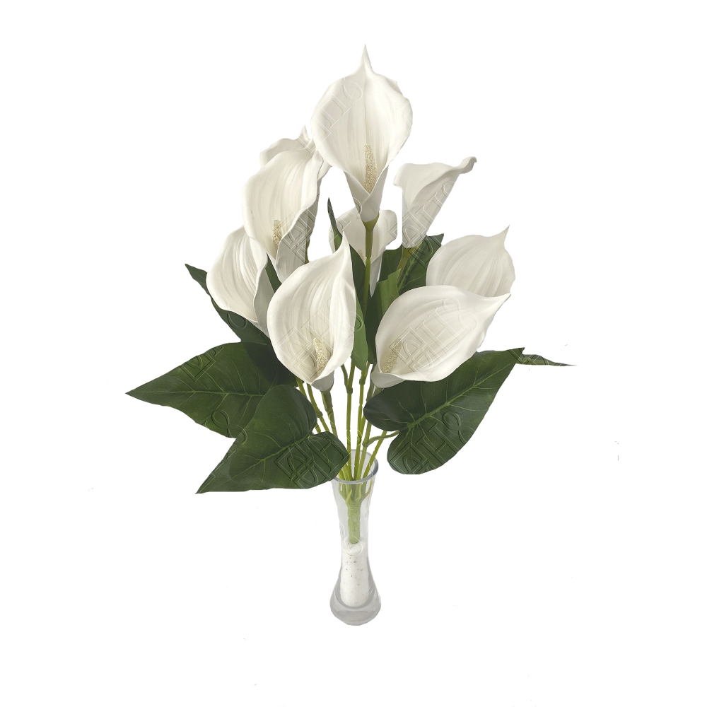 BUQUE DE COPO DE LEITE X 9 (D) 52CM