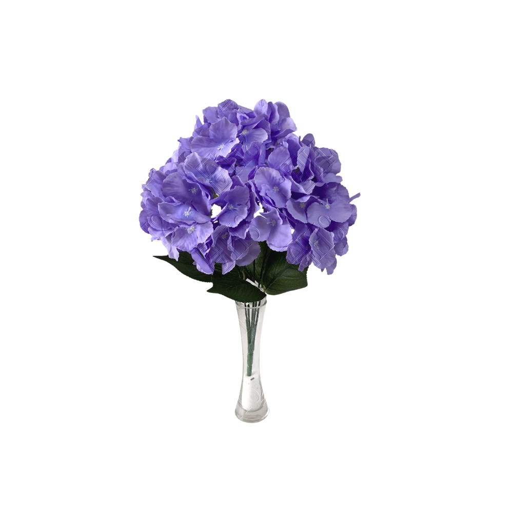 BUQUE DE HORTENSIA X 5 (M) 43CM - CAIXA COLORIDA