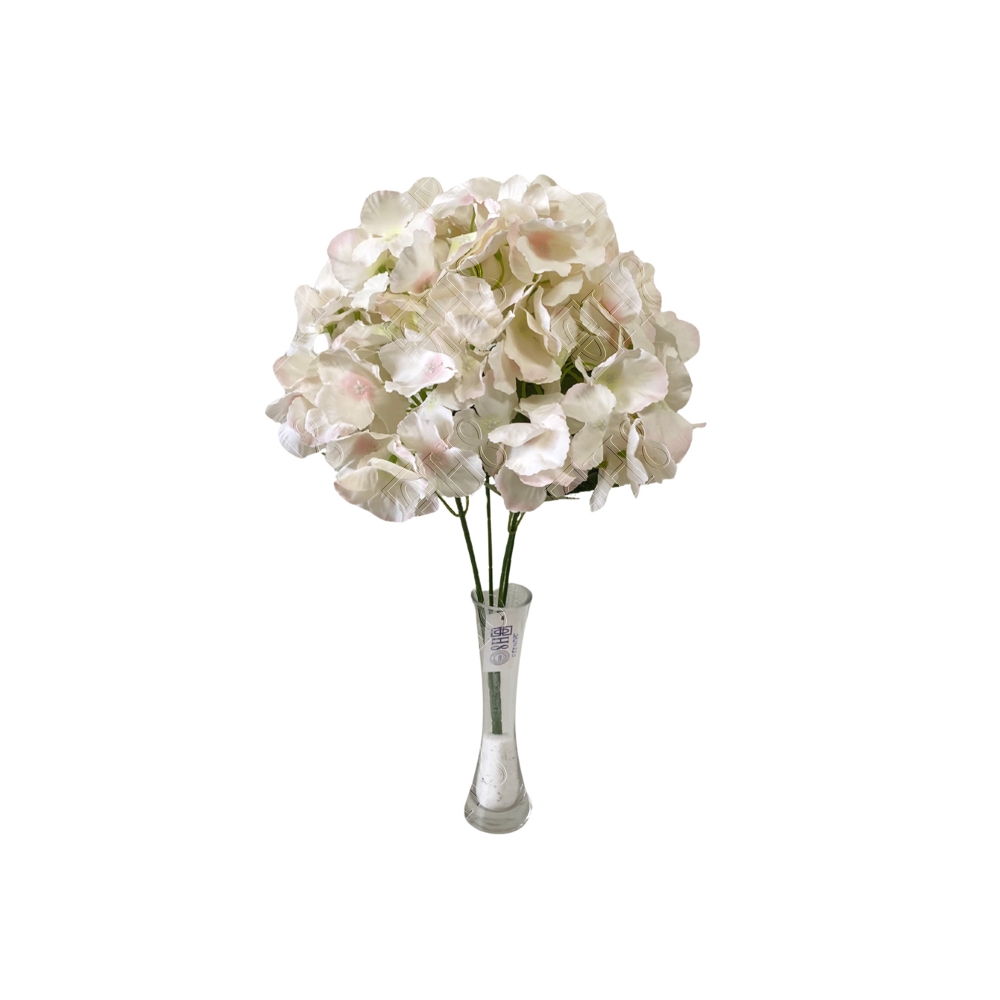 BUQUE DE HORTENSIA CREME X 5 (M) 49CM