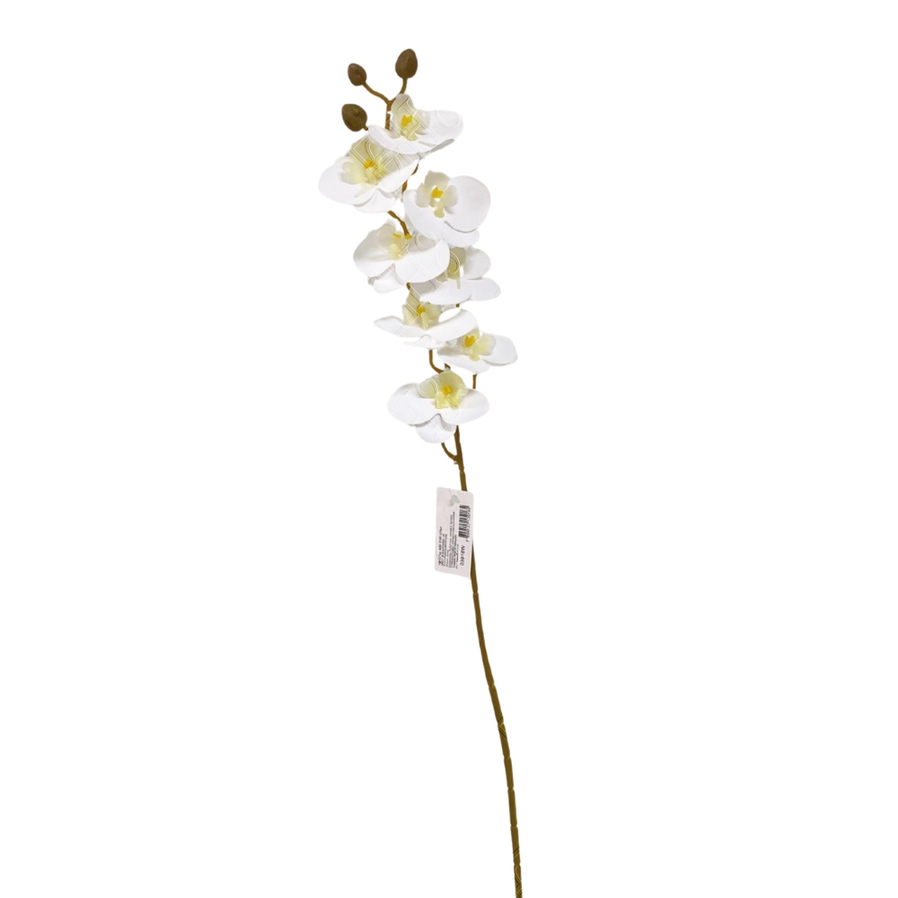 ORQUIDEA PEQ. BRANCA 3D X 8 (M) 75CM