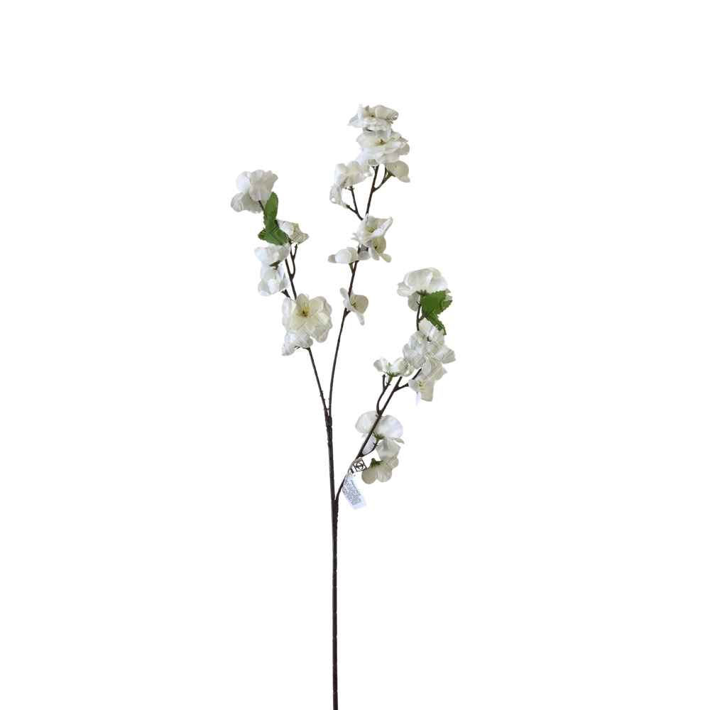 MINI GALHO DE PESSEGUEIRO BRANCO X 3 (M) 63CM