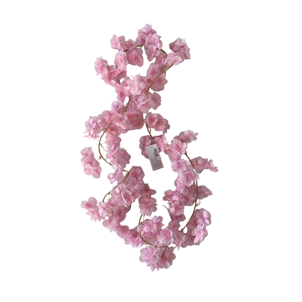 CORDAO DECORATIVO DE PESSEGUEIRO ROSA CLARO X 45 (M) 1,84M