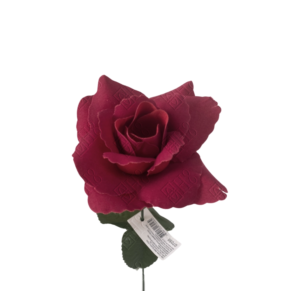 ROSA AVELUDADA X 1 (D) 37CM