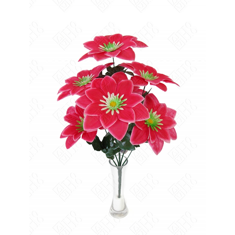 BUQUE DE DALIA X 7 (D) 46CM