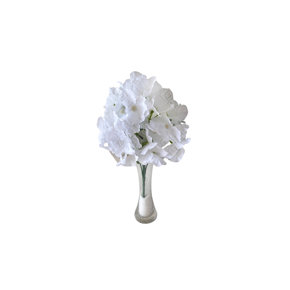 MINI BUQUE DE HORTENSIA X 5 (M) 30CM (CAIXA COLORIDA)