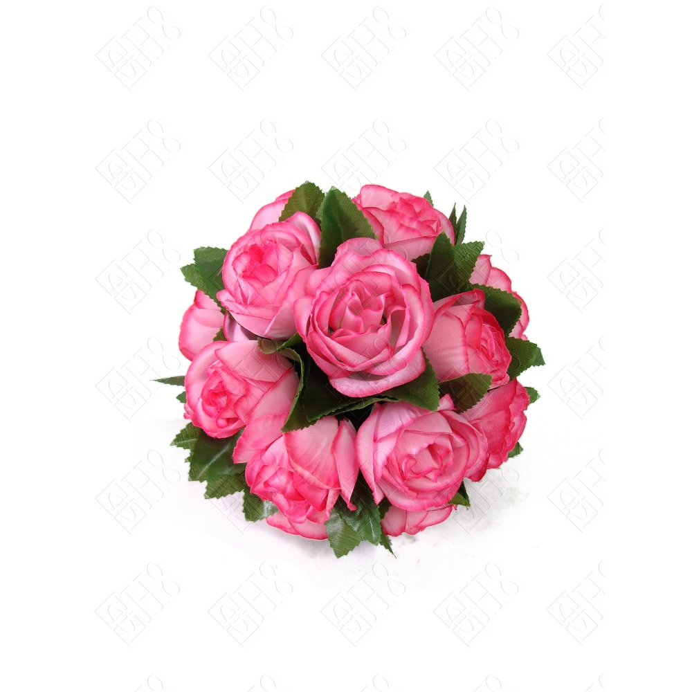 BOLA DE ROSA MEDIA ROSA (M) 18CM