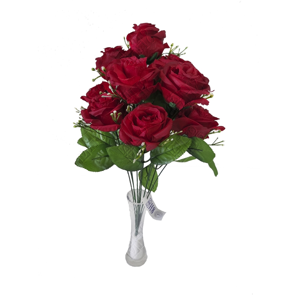 BUQUE DE ROSA X 12 (M) 52CM