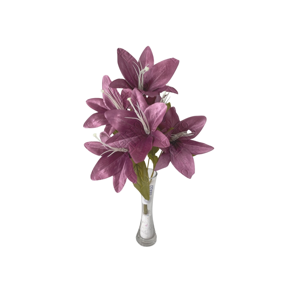 BUQUE DE LIRIO X 7 (D) 47CM