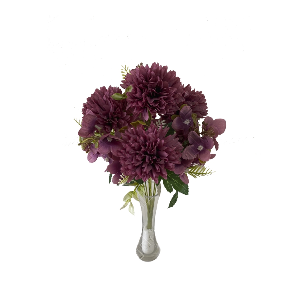 BUQU&Ecirc; DE CRIS&Acirc;NTEMO COM FLORES X 7 (M) 43CM (BOX POR COR)