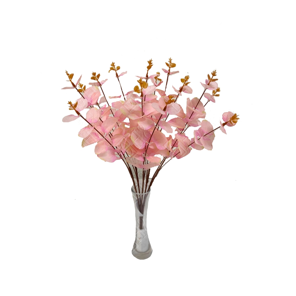 BUQUE EUCALIPTO ROSA ENVELHECIDO X 15 (M) 48CM