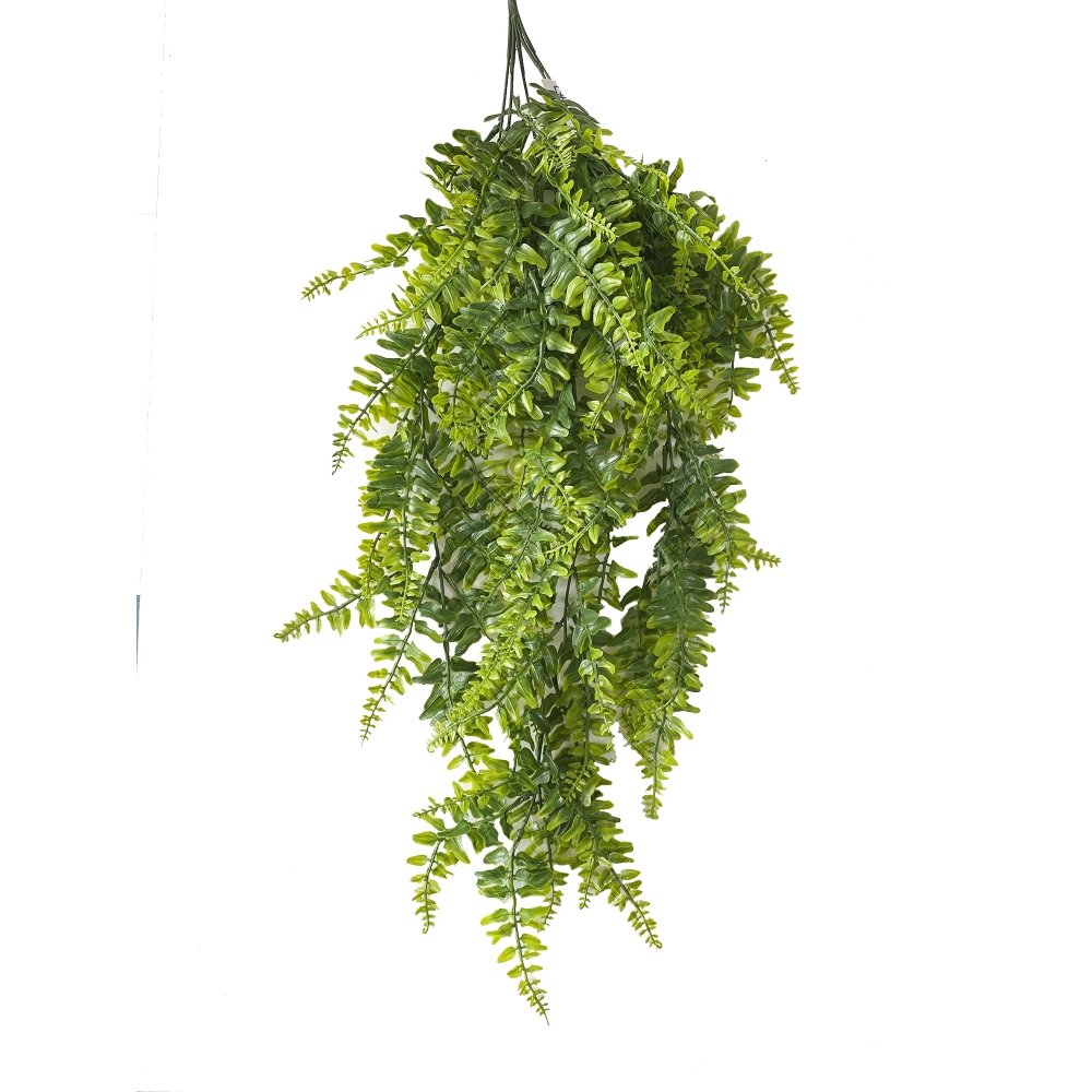 PENDENTE FOLHAGEM DE SAMAMBAIA PL&Aacute;ST X 5 (M) 75CM BOX POR COR