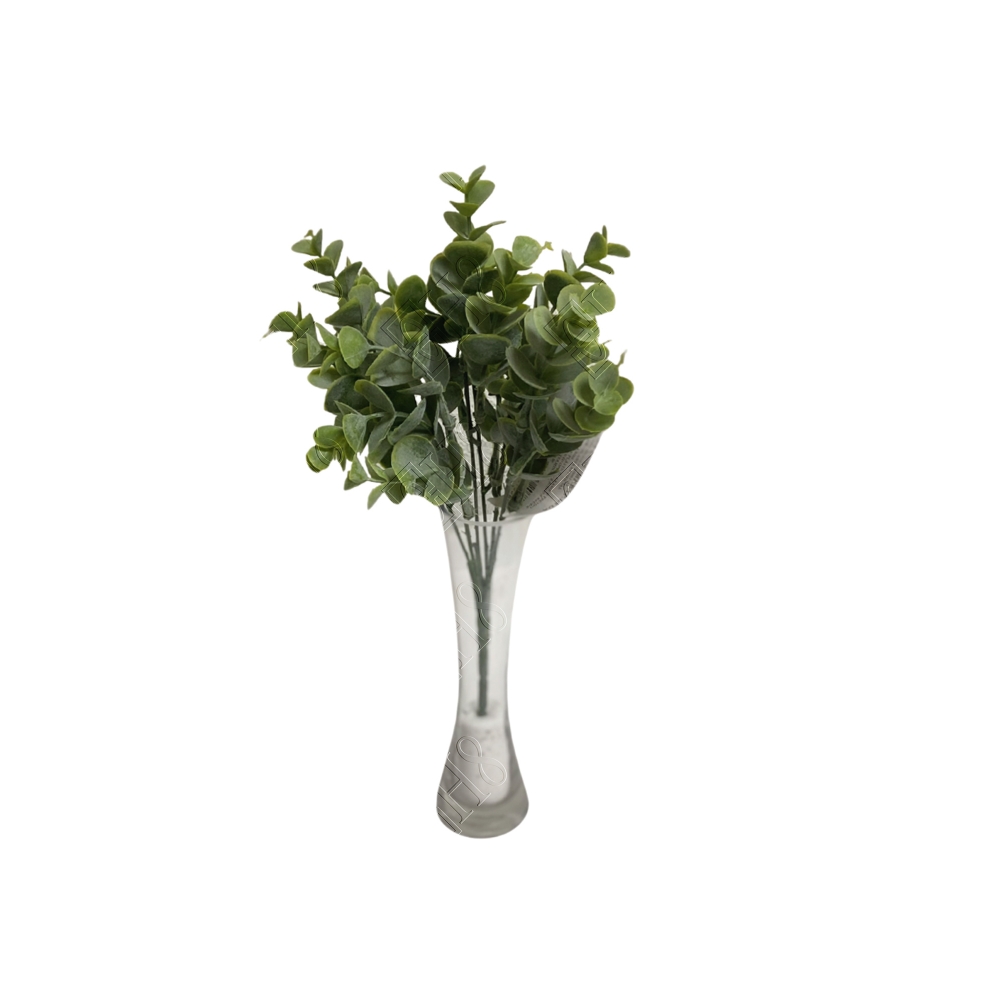 BUQUE DE PLASTICO DE EUCALIPTO NEVADO X 6 (M) 30CM