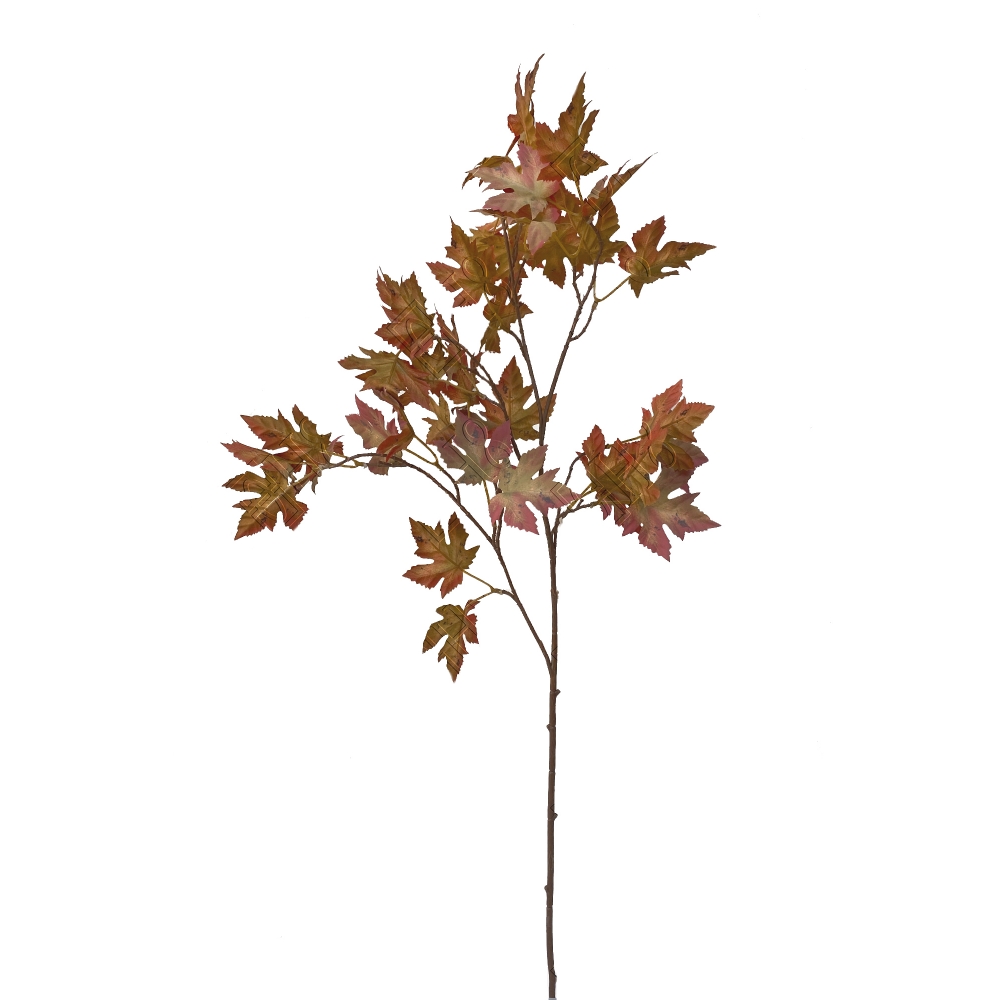GALHO DE FOLHA CANADENSE LARANJA/VERDE (M) 1,12M