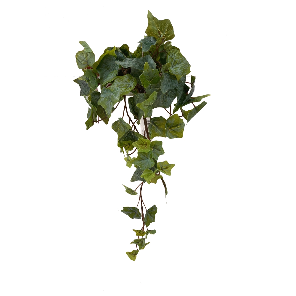 MINI PENDENTE DE FOLHAS DE HERA TOQUE NATURAL X 9 (M) 55CM