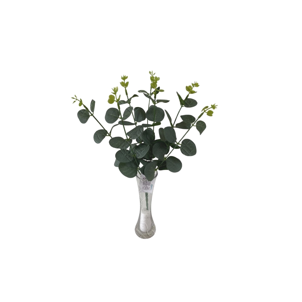 MINI EUCALIPTO VERDE ESCURO X 7 (M) 32CM