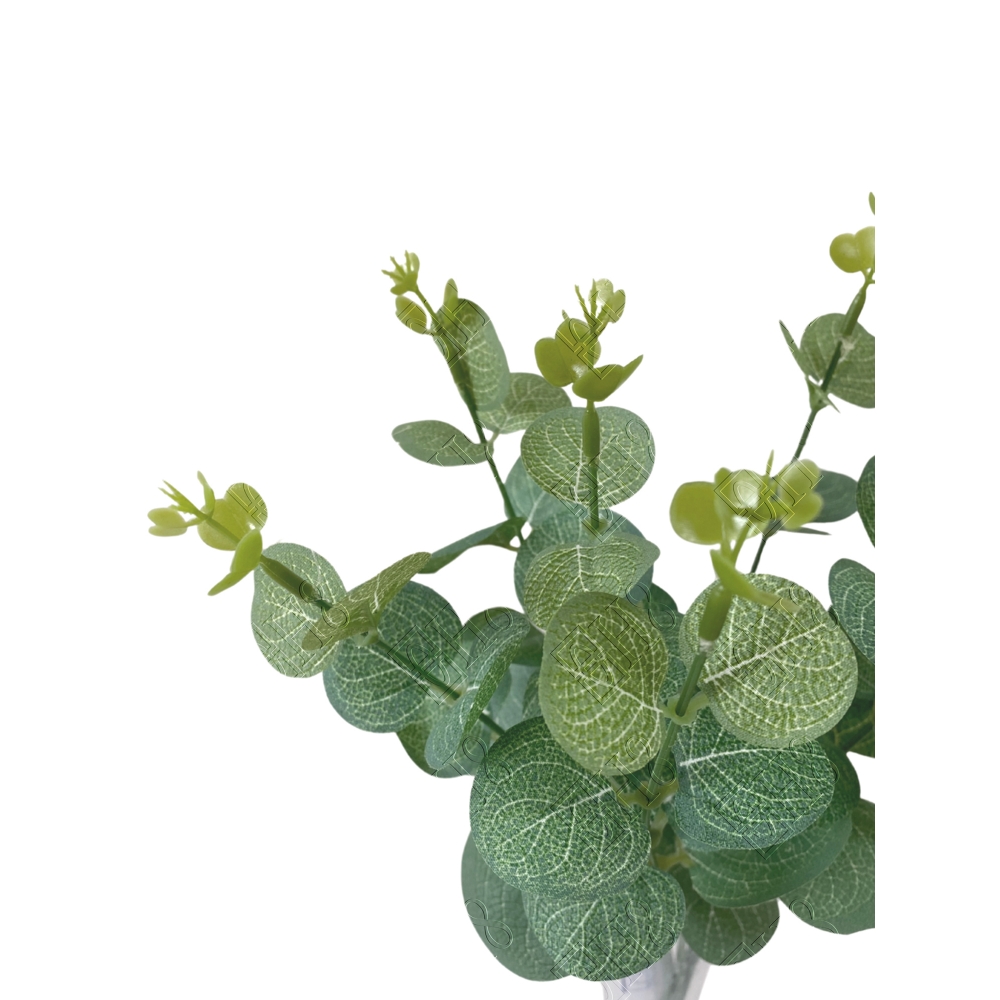 MINI BUQUE DE EUCALIPTO VERDE X 7 (M) 32CM