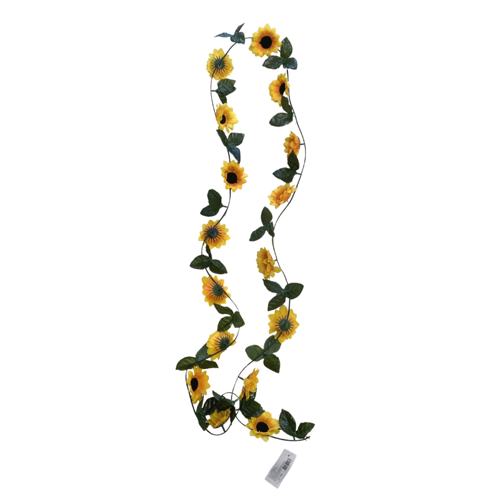 CORRENTE DE FOLHAS COM GIRASSOL X16 (M) 2,30M