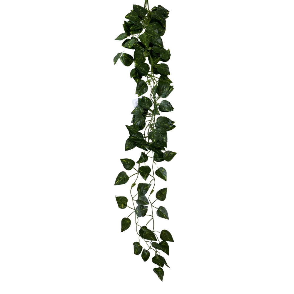 PENDENTE DE MINI FOLHA DE JIBOIA X 9 (M) 90CM